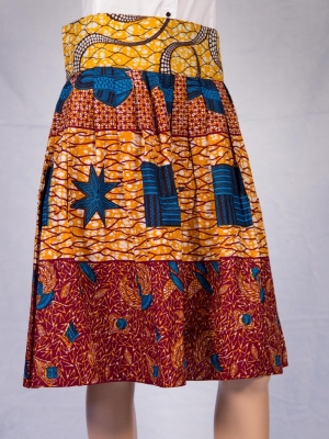 Akila African Print  Skirt in Skirts