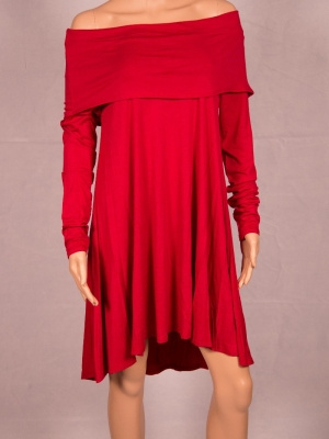 Nikki Dress Red in Dresses