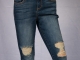 DARK DENIM CAPRI SKINNY - $45.00