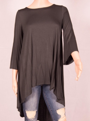 Hunter Green Fancy Top in Tops