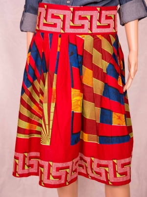 Afia High Waist L Pattern in Skirts