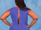 ROYAL BLUE SLEEVELESS ROMPER*PLUS - $30.00