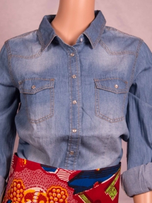 Light Denim Top in Tops