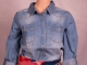 LIGHT DENIM TOP - $30.00