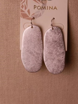 Silver Elongated Earrings in Jewelry