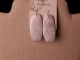 SILVER ELONGATED EARRINGS - $12.00