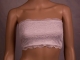 WHITE LACE TUBE BRA - $9.00
