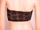 BLACK LACE TUBE BRA - $9.00