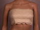 IVORY LACE TUBE BRA - $9.00
