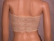 IVORY LACE TUBE BRA - $9.00