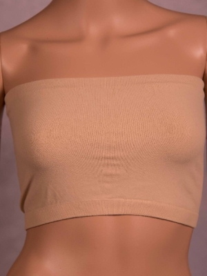 Stone Seamless Tube Top in Foundations