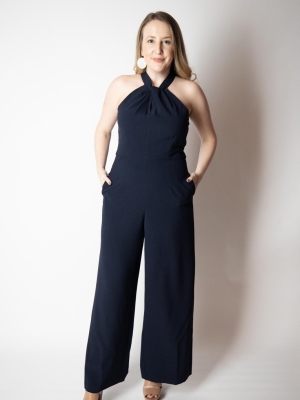 Halter Jumpsuit w/pockets in Jumpsuit