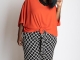 BLACK AND WHITE PALAZZO PANTS W/BELT - $48.00