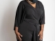BELL  SLEEVE JUMPSUIT W/TIE*PLUS - $35.00