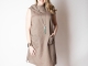 COWL NECK  LINEN DRESS - $45.00