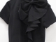 RUFFLED BLACK TOP - $85.99